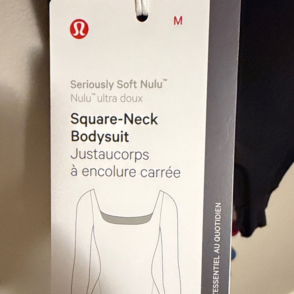 lululemon athletica Square-Neck Nulu Bodysuit - Black